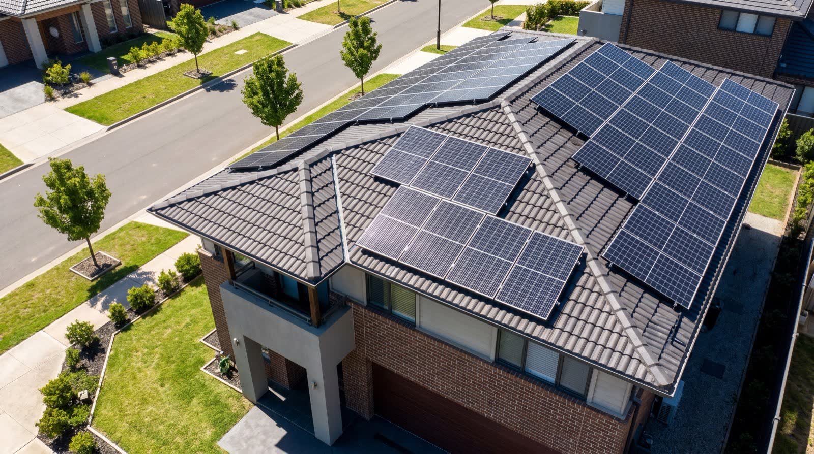 Rooftop solar on a home in Craigieburn, Melbourne's northern growth corridor