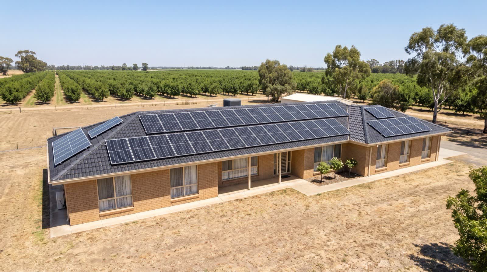 Rooftop solar on a home in Shepparton, Goulburn Valley